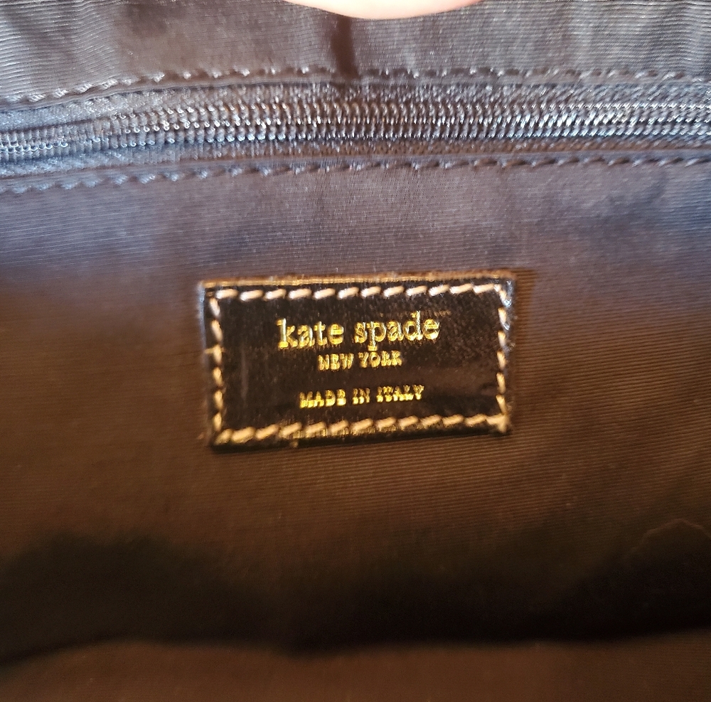 Kate Spade Pink Tweed with Black Leather Satchel Bag - Picture 12 of 15